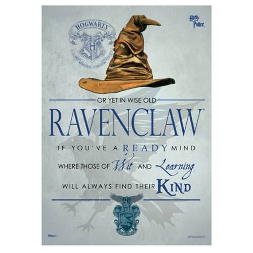 Harry Potter Sorting Hat Ravenclaw MightyPrint Wall Art Print